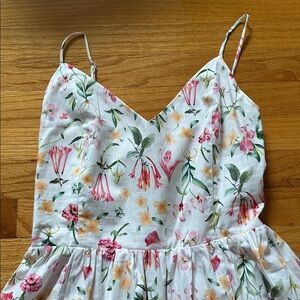 Floral Dress with Adjustable Straps, size S from H&M